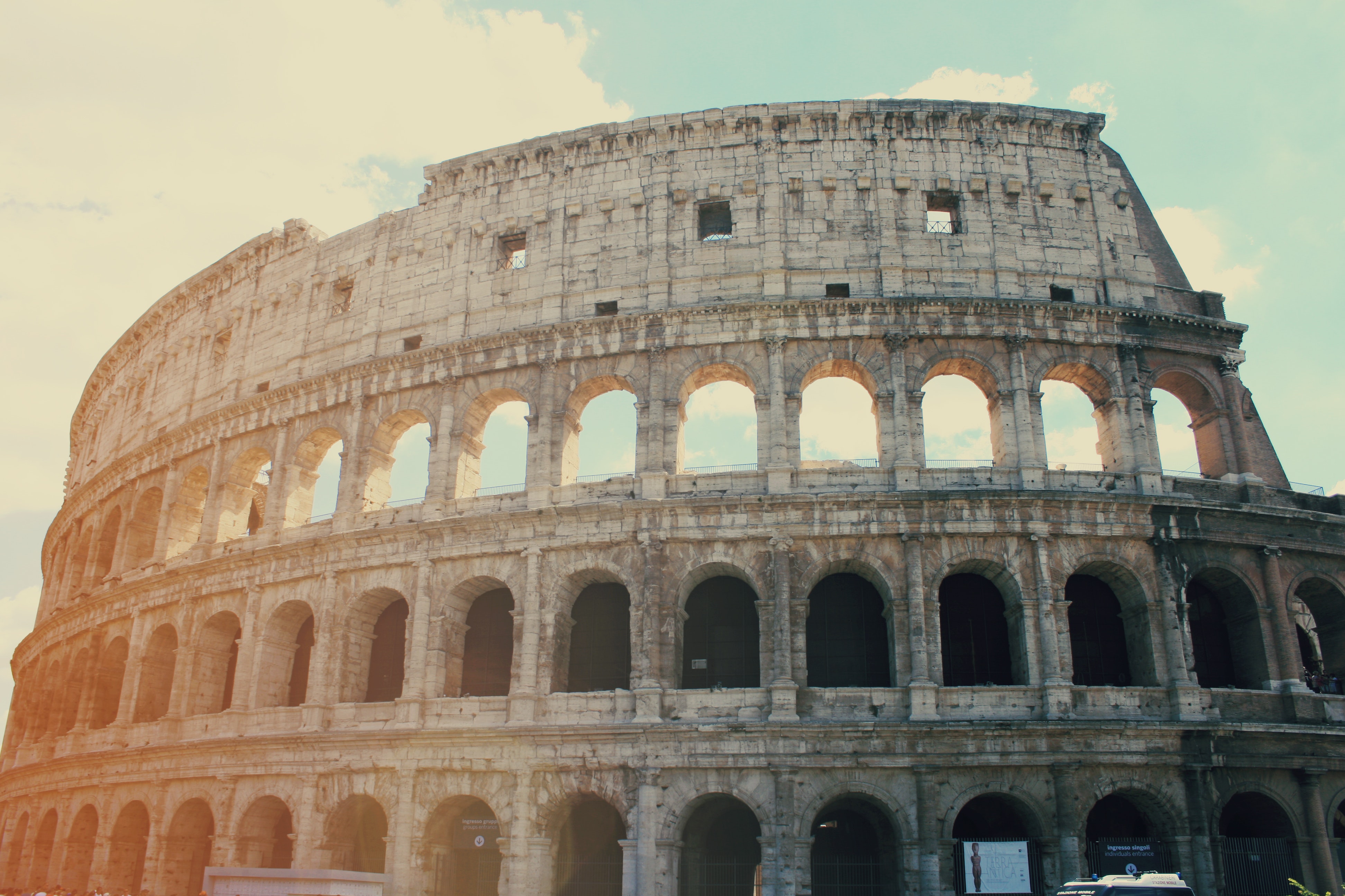 Rome Travel Guide. Colosseum in Rome.