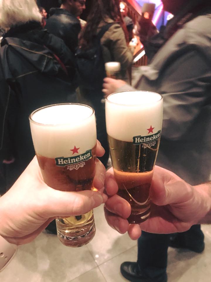Amsterdam travel guide. Beer at the Heineken Experience.