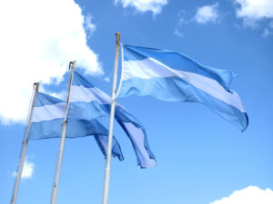 Argentina flights. Argentina flags