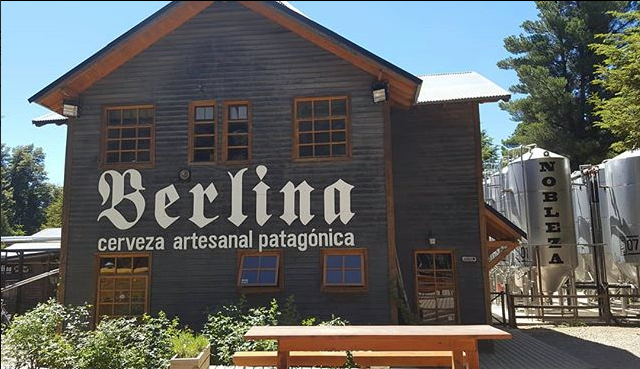 Exterior of Berlina taproom in Argentina. 