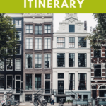 weekend in amsterdam itinerary pinterest pin