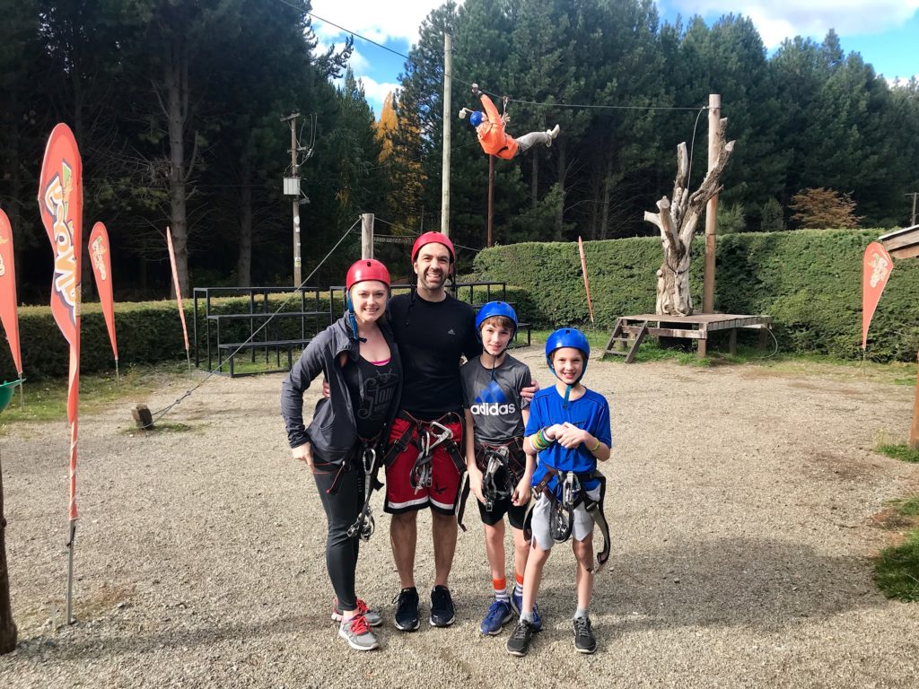 One of our favorite Bariloche activities was ziplining at Colonoia Suiza in Bariloche.