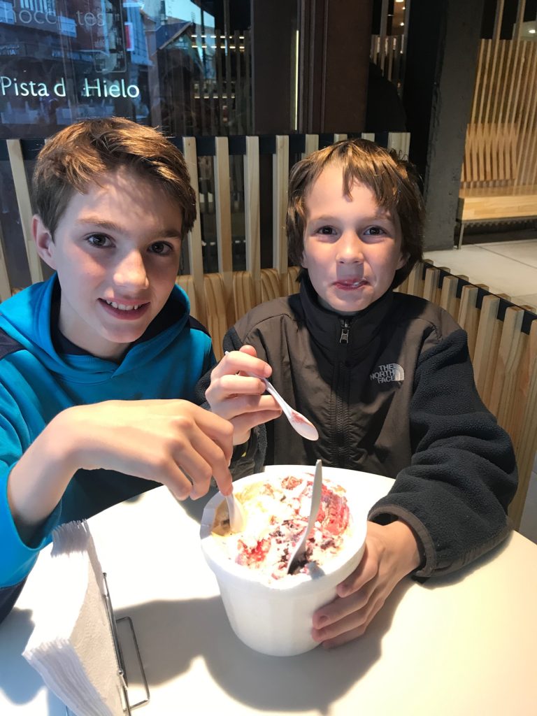 Taking the kids to get a half-kilo of gelato from Rapanui is one of our favorite Bariloche activities.
