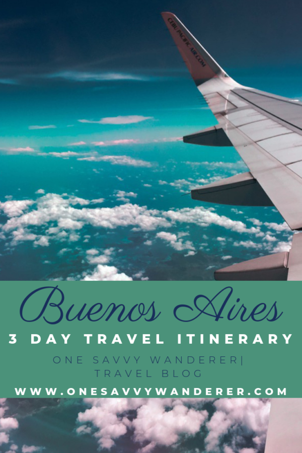 3 Days in Buenos Aires Pin