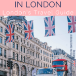 Save money in London pin for Pinterest