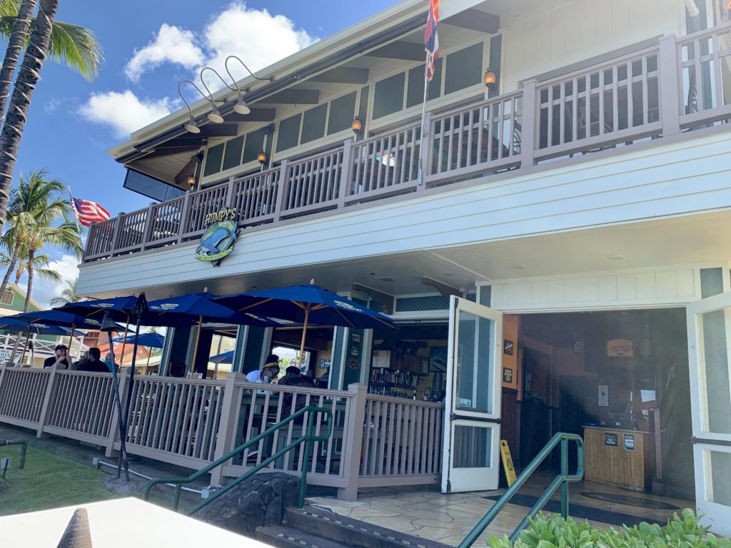 Exterior of Humpy's in Kona on the Big Island