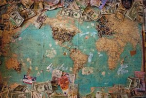 secrets to budget travel world map and money from different countries