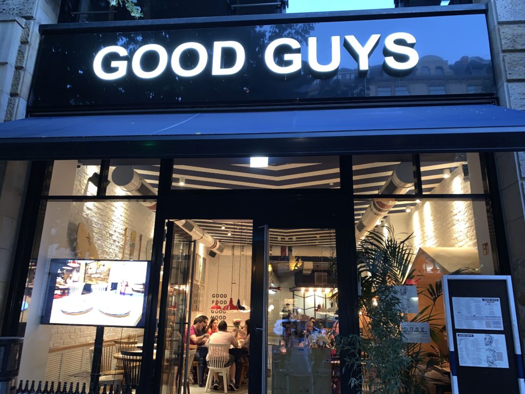 Good Guys restaurant on Kaiserstraße is a great place to eat when spending 24 hours in Frankfurt
