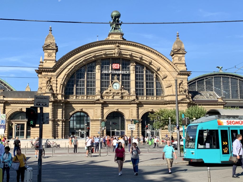 You may begin or end your 24 hours in Frankfurt at the Frankfurt/Hauptbahnhof central train station