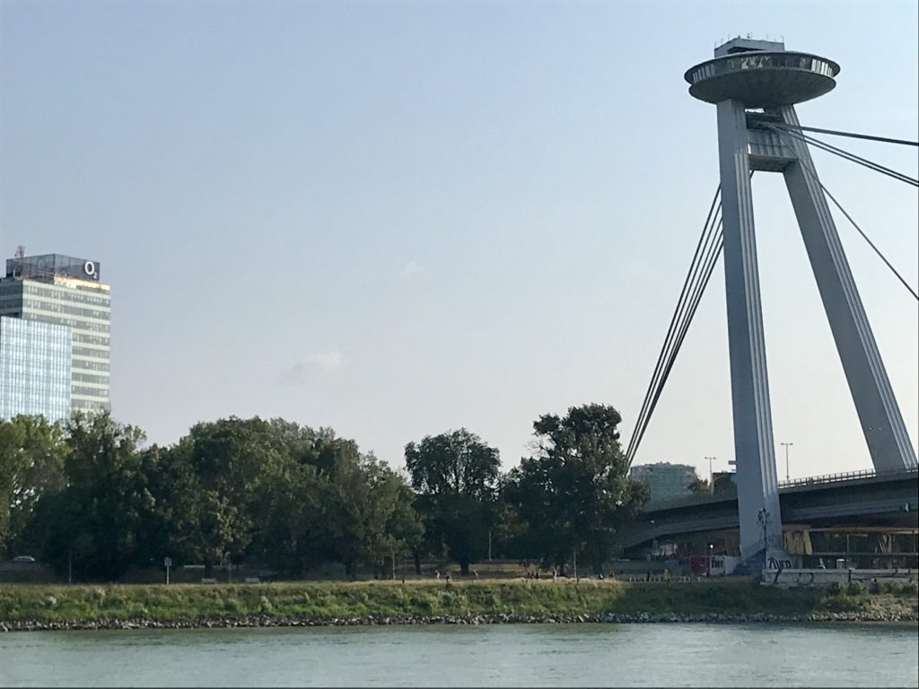 UFO Bridge in Bratislava