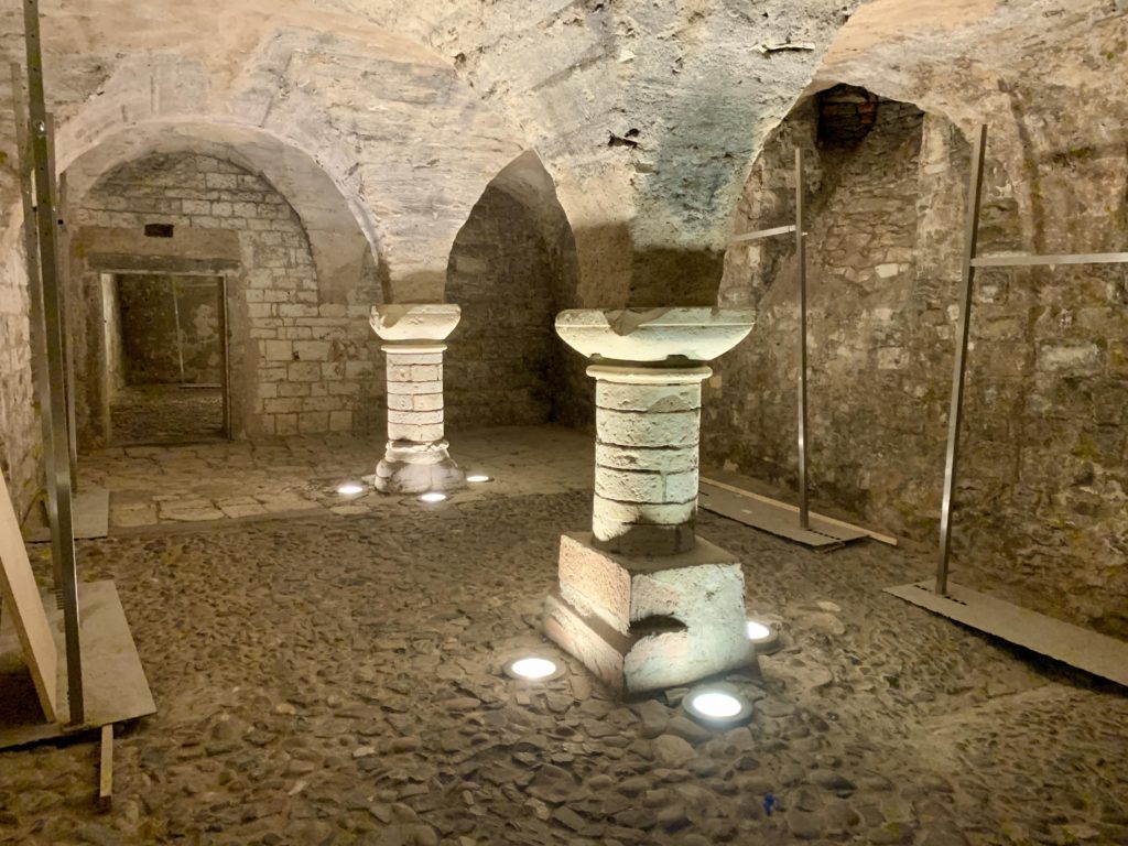 underground location on a tour in Prague.