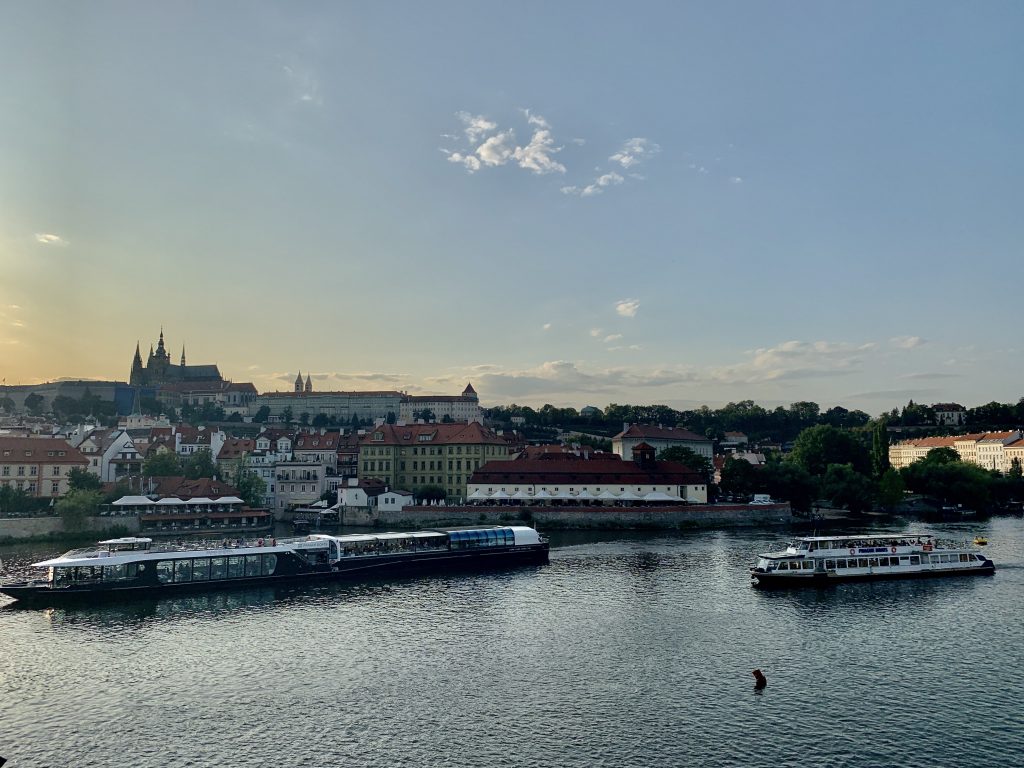 river boat cruises on the Vlatava River in Prague